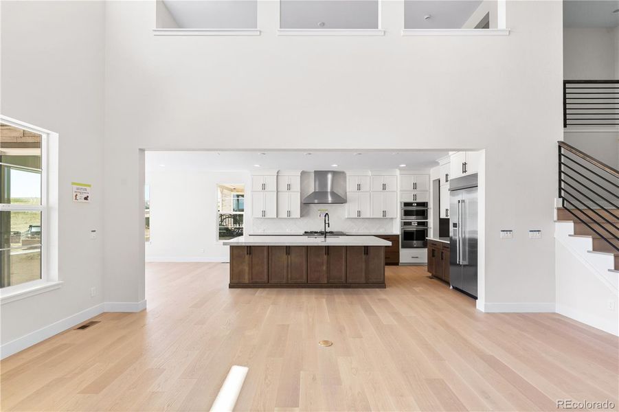 Furnished interior view inside a new home in Luxe at The Canyons, Castle Pines (Image 10).
