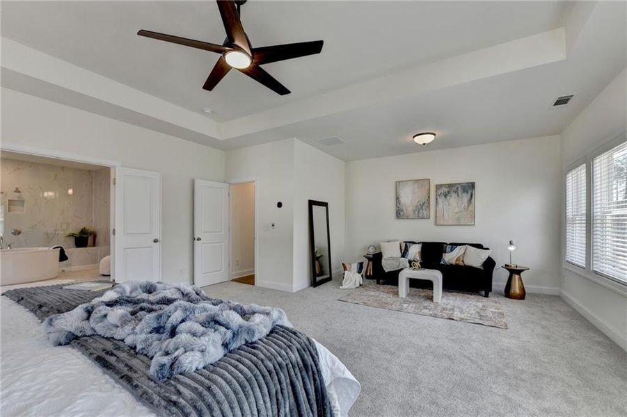Furnished interior view inside a new home in , Cumming (Image 9).