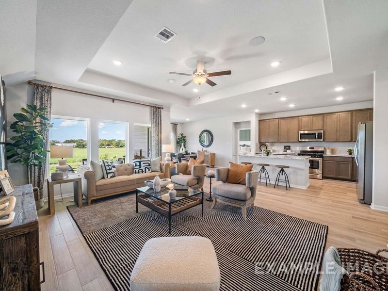 Furnished interior view inside a new home in Lago Mar, Texas City (Image 6).
