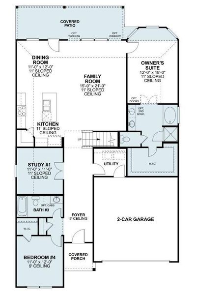 2D floor plan layout of this home in Hallimore Ranch, Rosenberg, TX (Image 4). 2D floor plan layout of this home in Hallimore Ranch, Rosenberg, TX (Image 4).