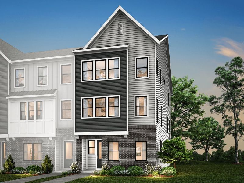 Front exterior of a home in the Ross Farms community, located in Charlotte, NC (Image 9).