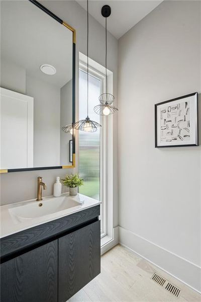 Furnished interior view inside a new home in , Atlanta (Image 12).