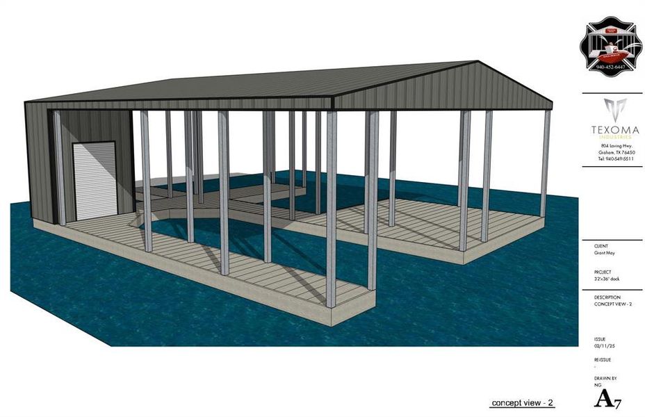 Exterior rendering of this home design in , Graford, TX (Image 6). Exterior rendering of this home design in , Graford, TX (Image 6).