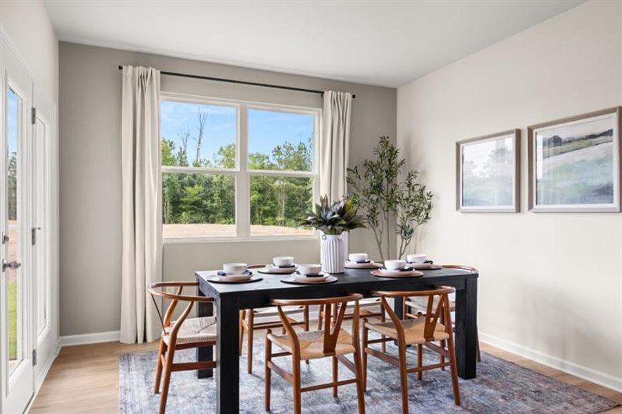 Furnished interior view inside a new home in Northberry, Rome (Image 14).