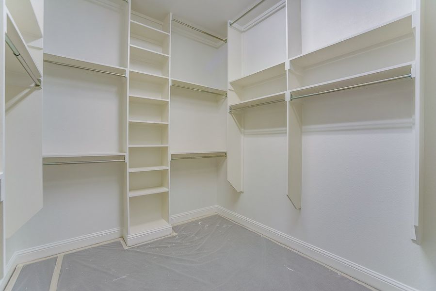 Plan 1134 Primary Closet Representative Image