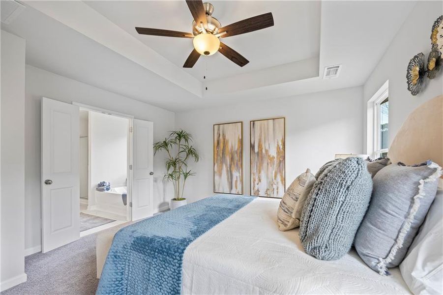 Furnished interior view inside a new home in , Crawford (Image 15).