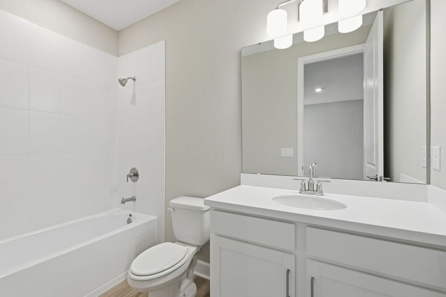 Representative furnished interior of a home built from the Sanibel by Taylor Morrison in Headwaters at Lofton Creek, Yulee (Image 11).