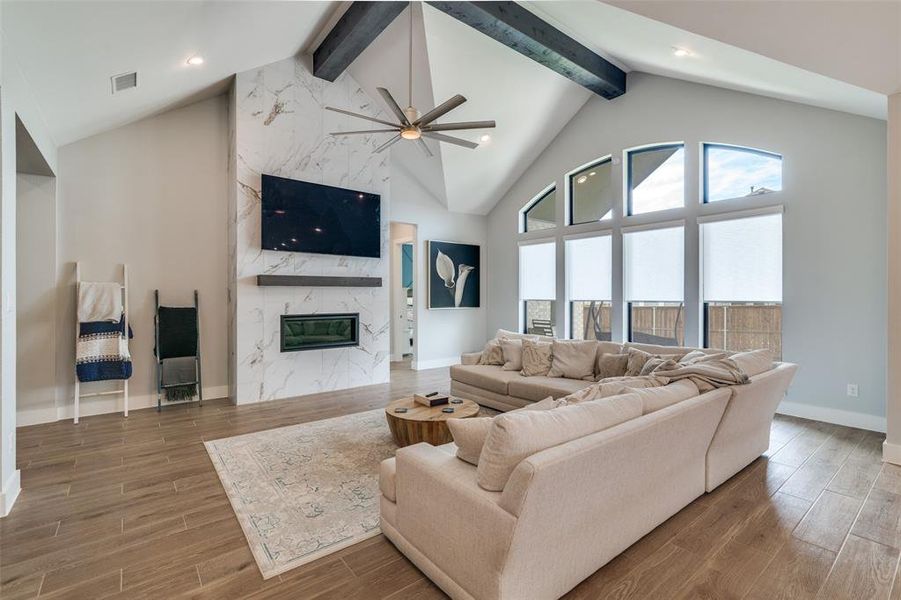 Furnished interior view inside a new home in Somerset Park, Rockwall (Image 6).