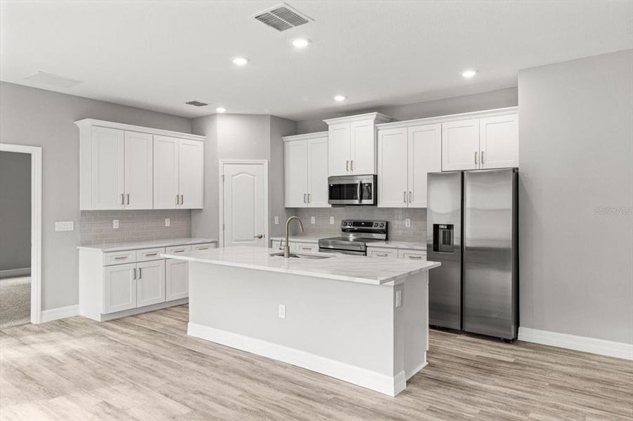 Furnished interior view inside a new home in , Homosassa (Image 2).