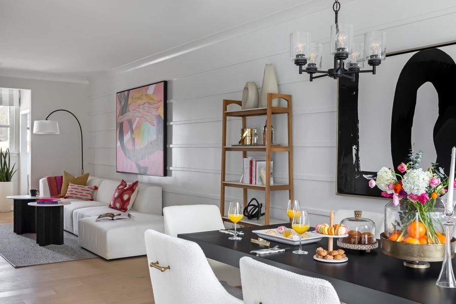 Furnished interior view inside a new home in Fifteen 15 Cannon, Charlotte (Image 6).