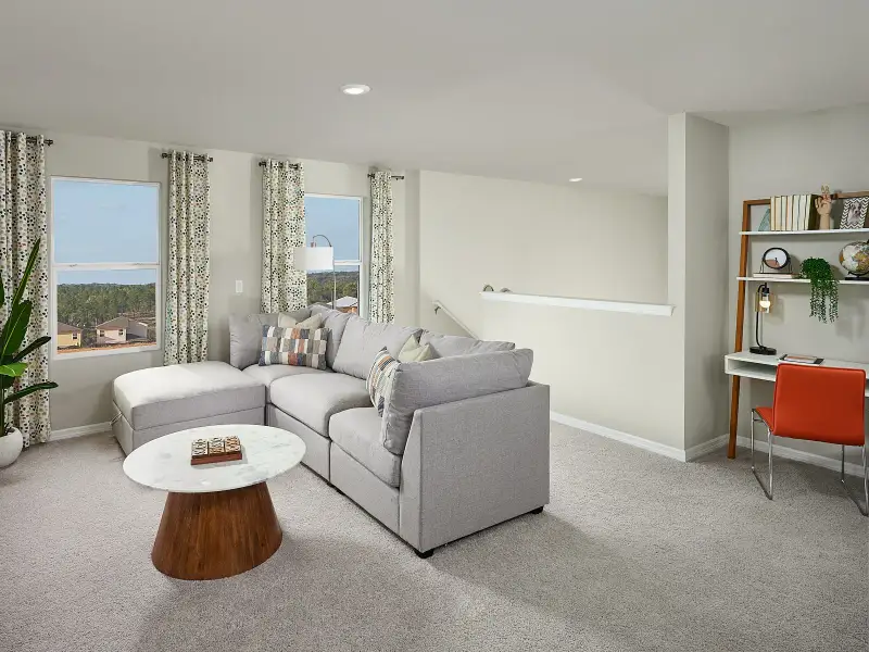 Furnished interior view inside a new home in Kings Preserve, Jacksonville (Image 7).