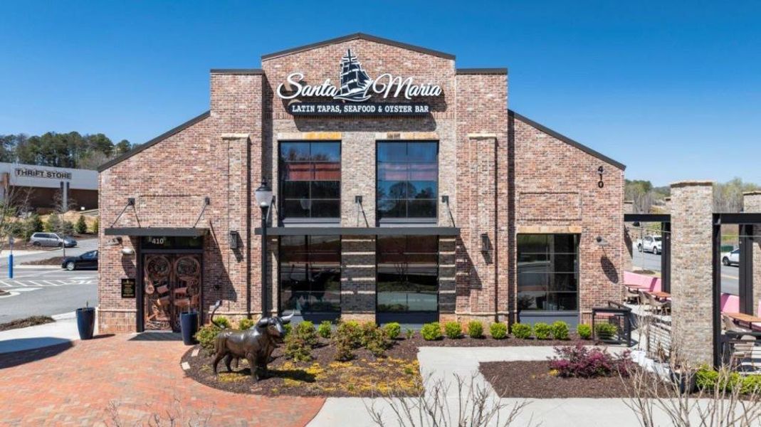 Front exterior of a new home in Haven Abbey, Cumming, GA, highlighting curb appeal (Image 43).