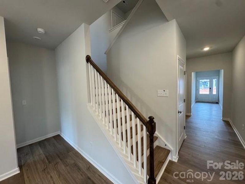 1st floor open rails