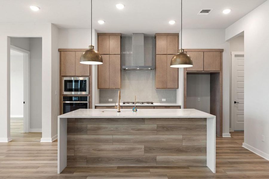Furnished interior view inside a new home in Lagos Reserve, Manor (Image 9).