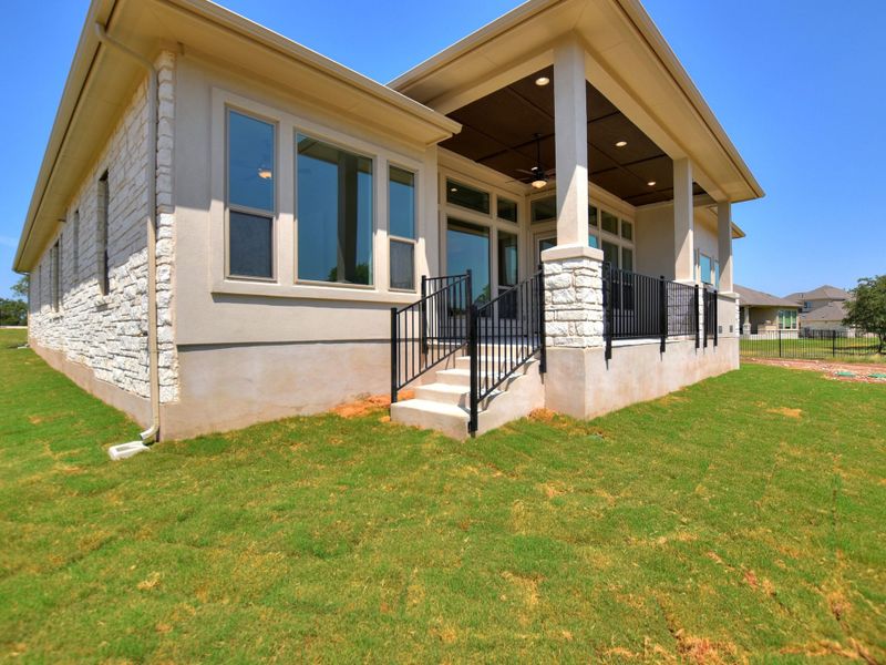 Representative exterior details of a home built from the Siena III by Giddens Homes in Clearwater Ranch, Liberty Hill (Image 77).