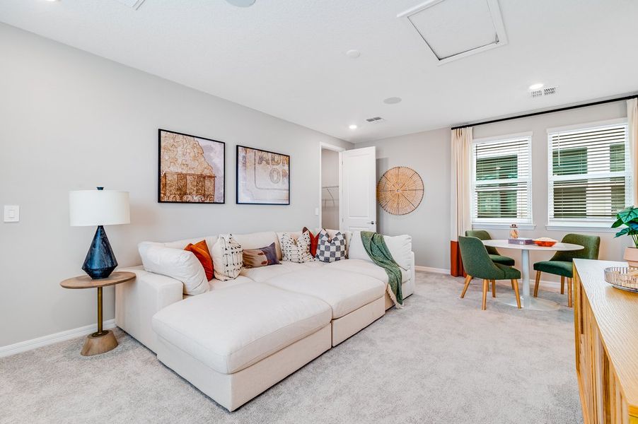 Furnished interior view inside a new home in The Waters at Center Lake Ranch, St. Cloud (Image 37).