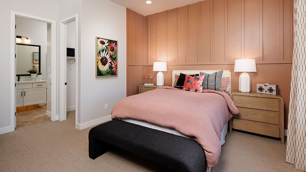 Representative furnished interior of a home built from the Hawthorne by Taylor Morrison in Verdin Capstone Collection, Phoenix (Image 14).