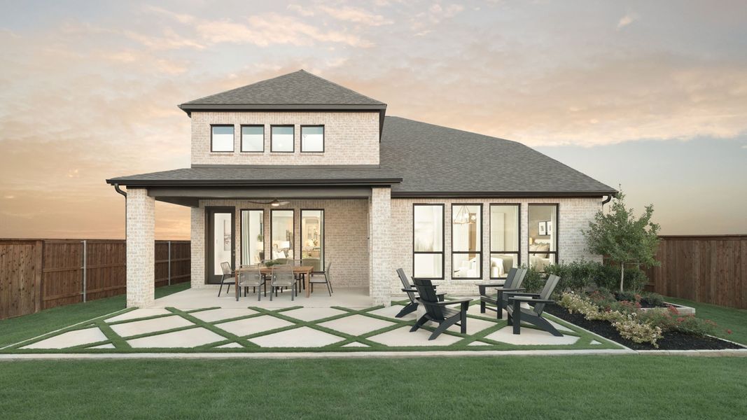 Image 13 representing the 2999W by Perry Homes in M3 Ranch 50', Mansfield, TX.