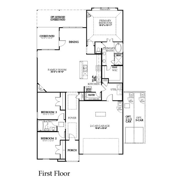 2D floor plan layout of this home in Brookshire at Legacy Hills, Celina, TX (Image 5). 2D floor plan layout of this home in Brookshire at Legacy Hills, Celina, TX (Image 5).