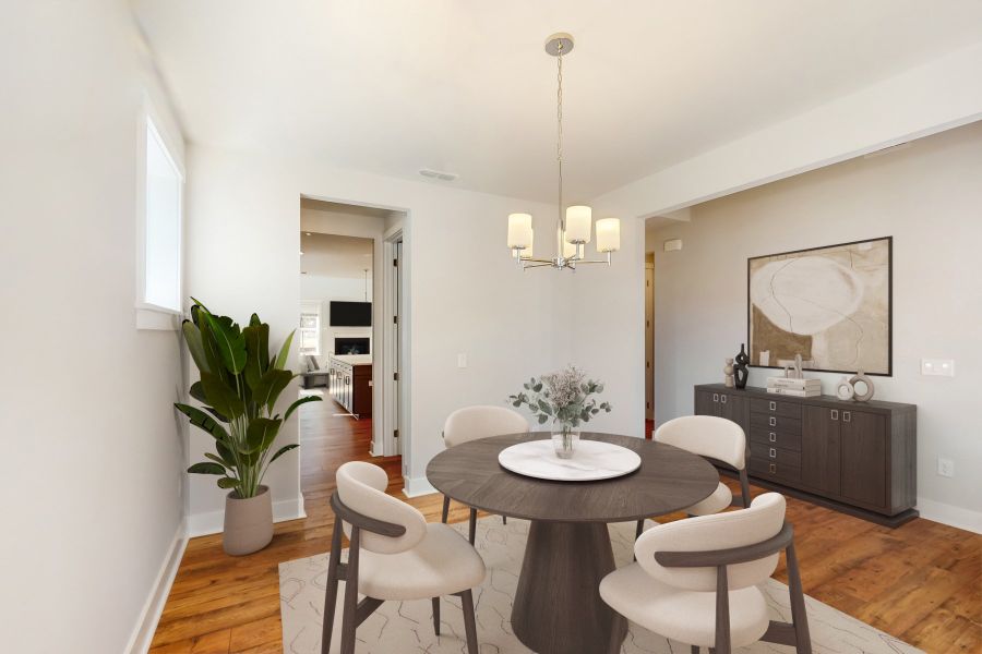 Furnished interior view inside a new home in Stonewood Estates, Durham (Image 7).