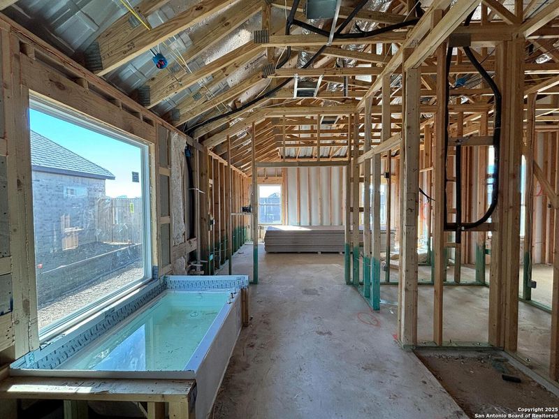 In-progress construction of a new home in Saddlebrook Ranch, Schertz, TX (Image 8).