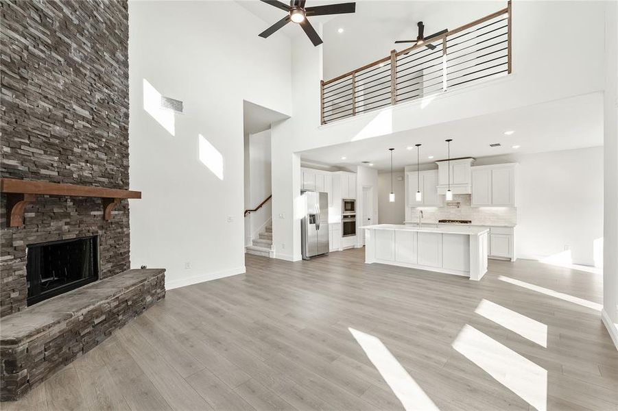 Spacious, unfurnished interior of a new home in West Crossing, Anna (Image 39). Spacious, unfurnished interior of a new home in West Crossing, Anna (Image 39).