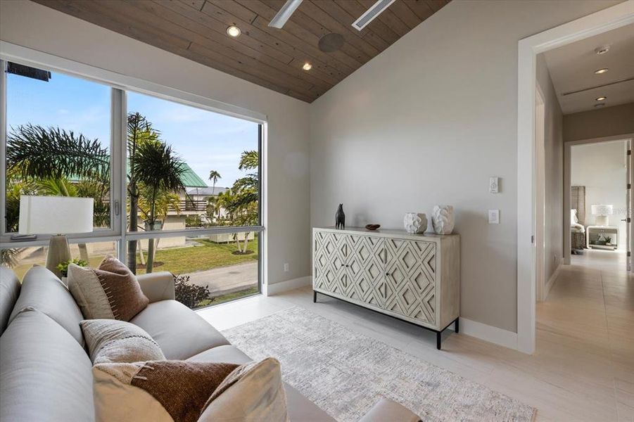 Furnished interior view inside a new home in , Longboat Key (Image 55).