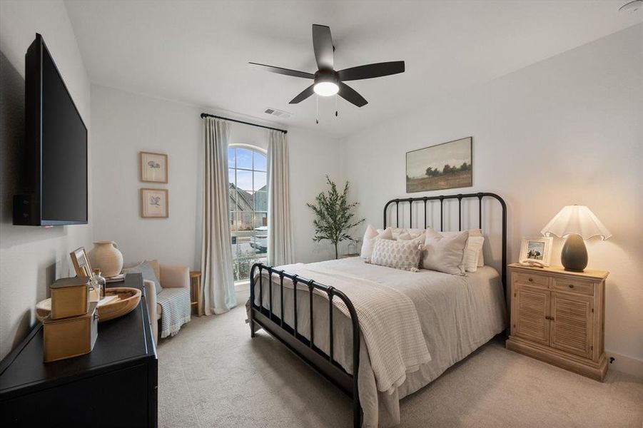 Furnished interior view inside a new home in BridgeWater, Midlothian (Image 5).