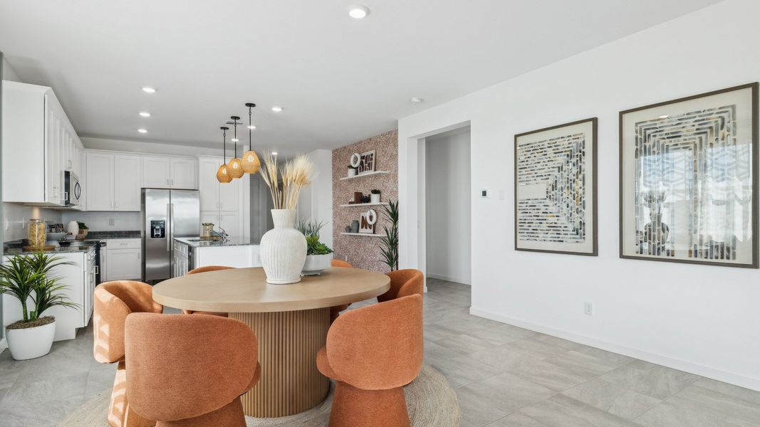 Furnished interior view inside a new home in Westpark, Buckeye (Image 10).