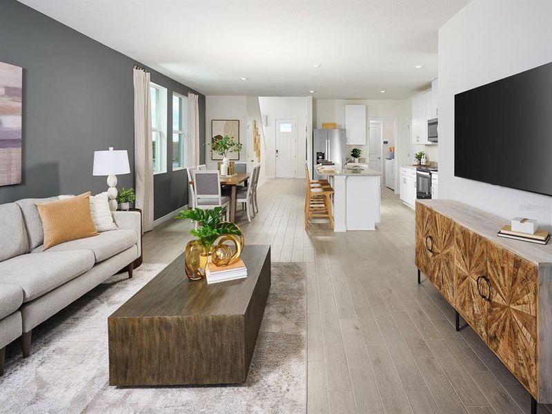 Furnished interior view inside a new home in Coasterra - Premier Series, Palmetto (Image 11).