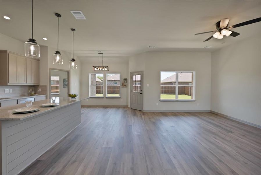 Open and bright living space - great for gathering! Open and bright living space - great for gathering!