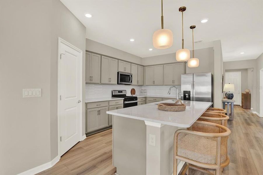 Furnished interior view inside a new home in , Land O' Lakes (Image 30).