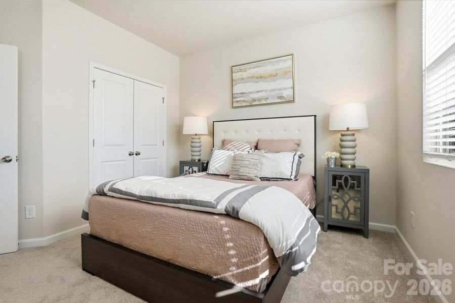 Furnished interior view inside a new home in Waxhaw Landing, Monroe (Image 36).