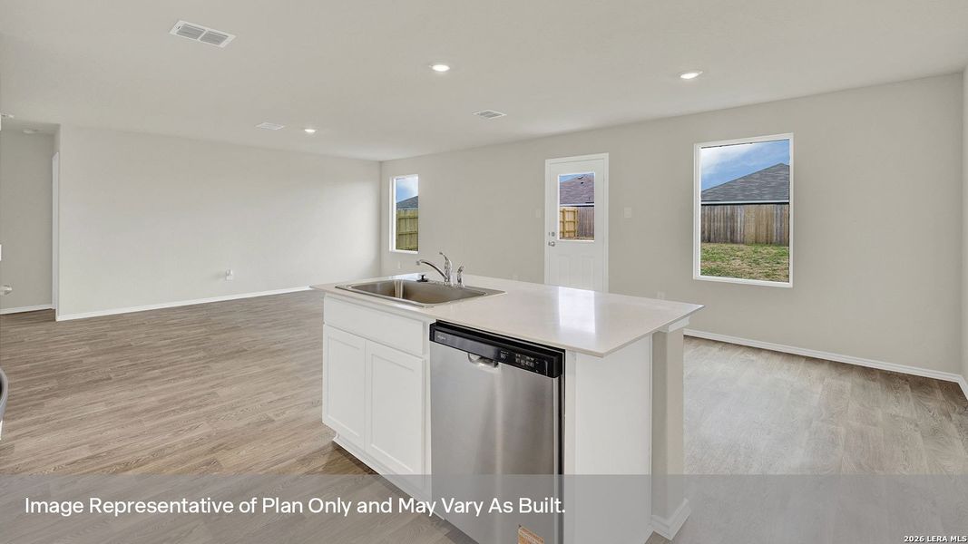 Furnished interior view inside a new home in Swenson Heights, Seguin (Image 4).