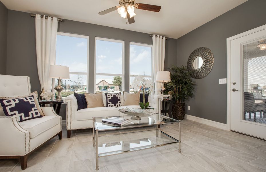 Representative furnished interior of a home built from the Napa Valley by Del Webb in Del Webb at Trinity Falls, McKinney (Image 6).