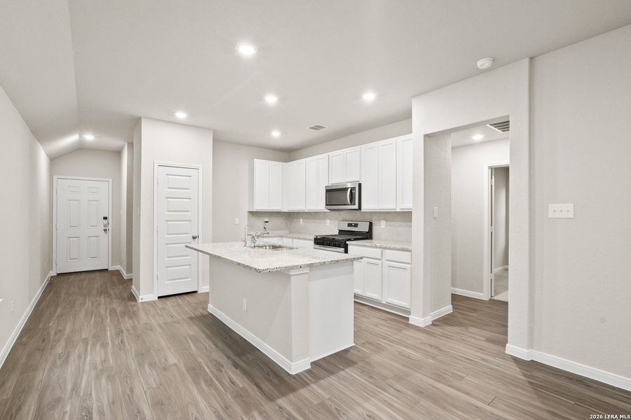 Furnished interior view inside a new home in Hickory Ridge, Elmendorf (Image 7).