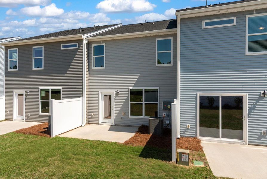 Exterior details and patio area of a home in The Landings at Montague, Goose Creek (Image 24).