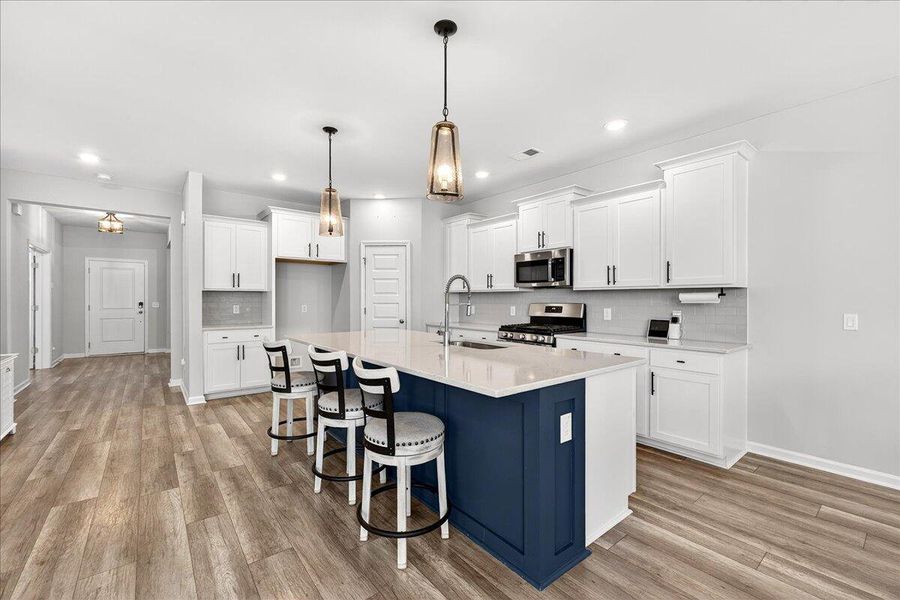 Furnished interior view inside a new home in , Summerville (Image 9).