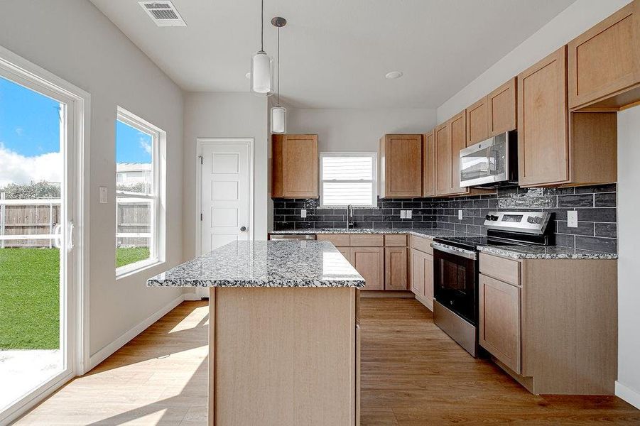 Furnished interior view inside a new home in Trails of Fossil Creek, Fort Worth (Image 8).