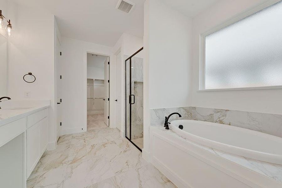 Furnished interior view inside a new home in Tavolo Park, Fort Worth (Image 12).