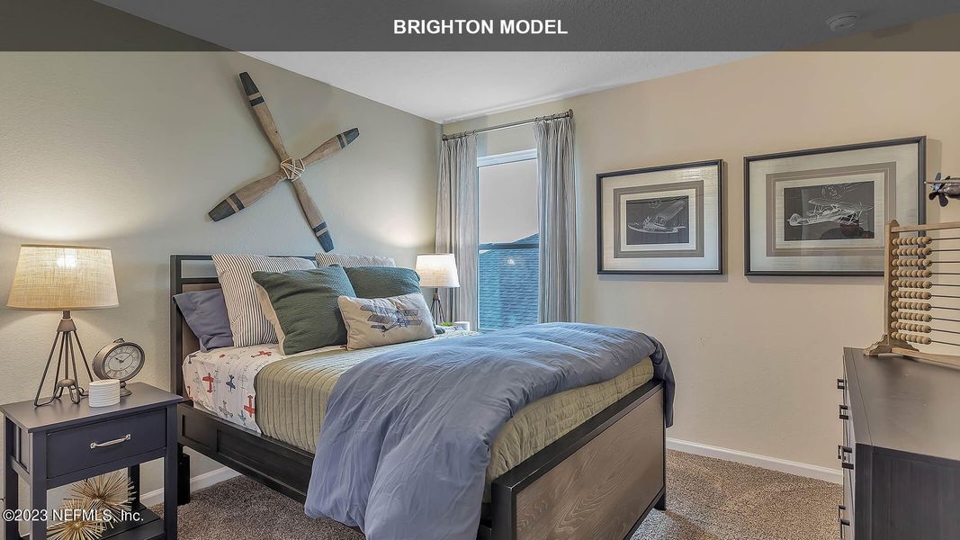 Furnished interior view inside a new home in Cross Creek Express, Green Cove Springs (Image 13). Furnished interior view inside a new home in Cross Creek Express, Green Cove Springs (Image 13).