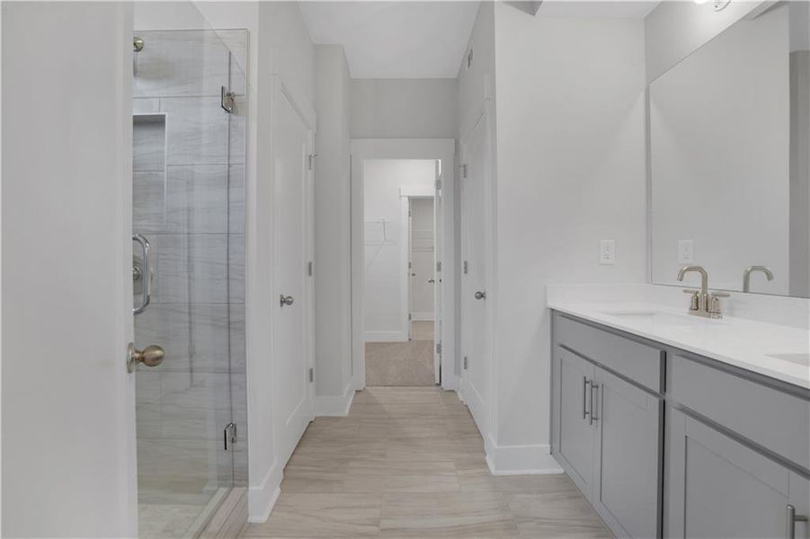 Furnished interior view inside a new home in Cambridge at Steels Bridge, Canton (Image 14). Furnished interior view inside a new home in Cambridge at Steels Bridge, Canton (Image 14).