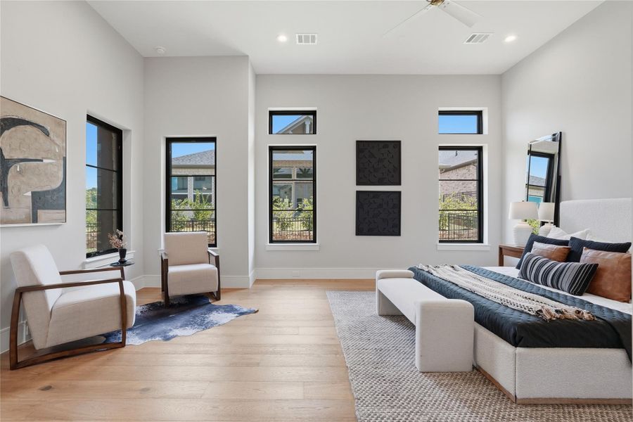 Furnished interior view inside a new home in , Willis (Image 6).