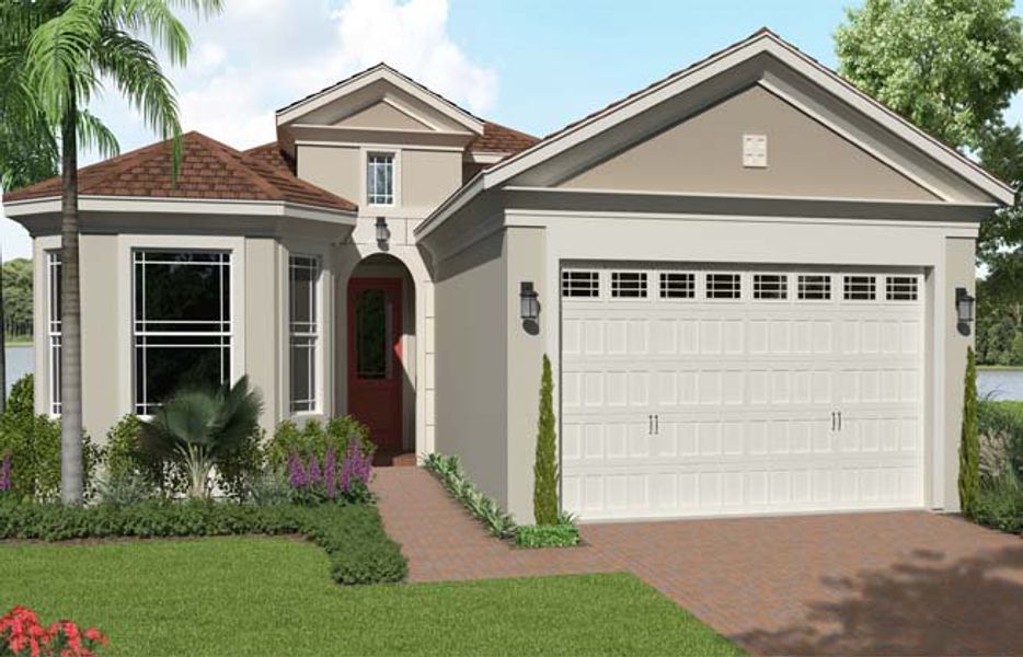 Representative exterior photo of a completed home built from the Marlberry by Minto Communities in Westlake, Loxahatchee, FL (Image 2). Representative exterior photo of a completed home built from the Marlberry by Minto Communities in Westlake, Loxahatchee, FL (Image 2).