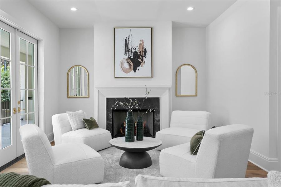 Furnished interior view inside a new home in , Tampa (Image 41). Furnished interior view inside a new home in , Tampa (Image 41).