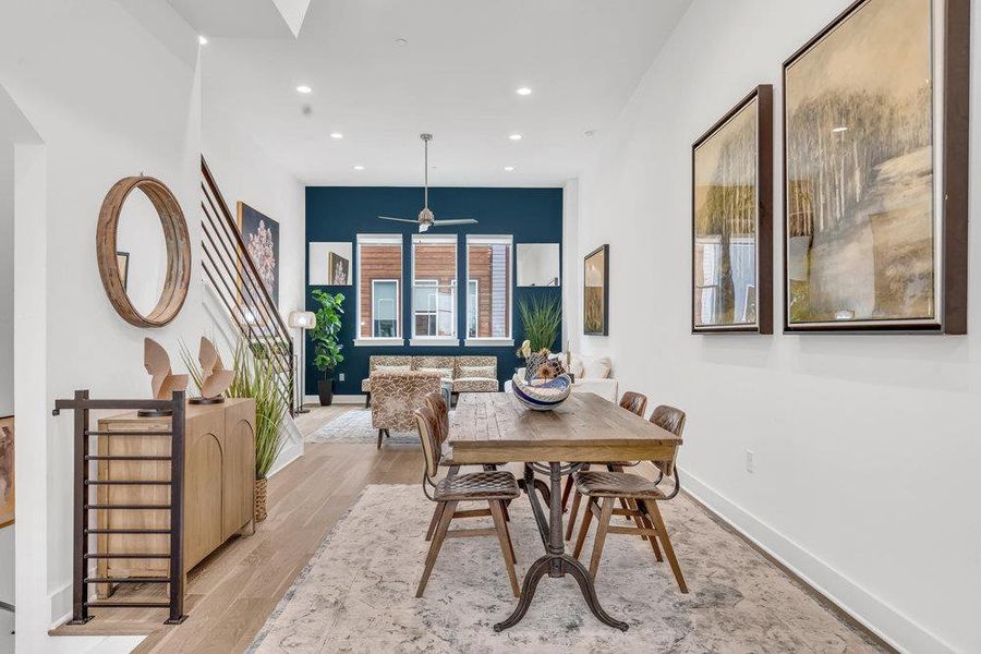 Furnished interior view inside a new home in Bluebonnet Lofts, Austin (Image 26).