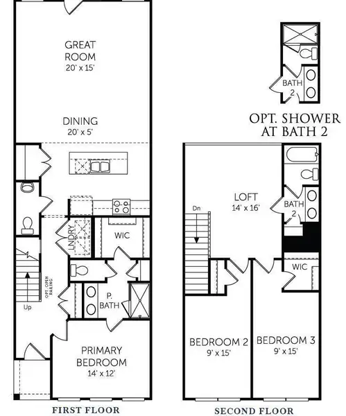 2D floor plan layout of this home in Abbey Walk, Moncks Corner, SC (Image 2). 2D floor plan layout of this home in Abbey Walk, Moncks Corner, SC (Image 2).
