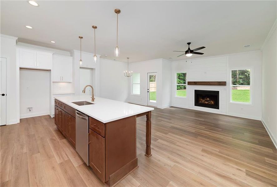 Furnished interior view inside a new home in , Cumming (Image 8).