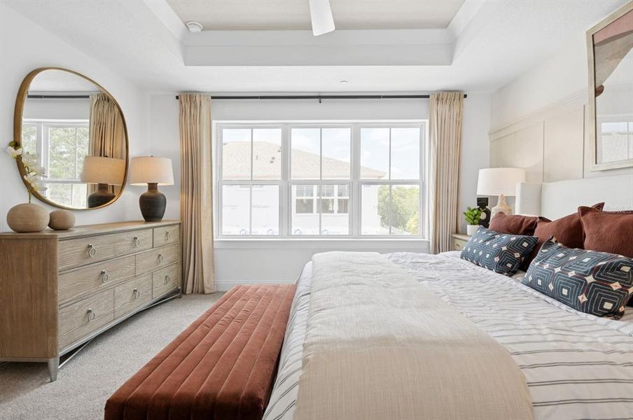 Furnished interior view inside a new home in Vdara, Orlando (Image 22).