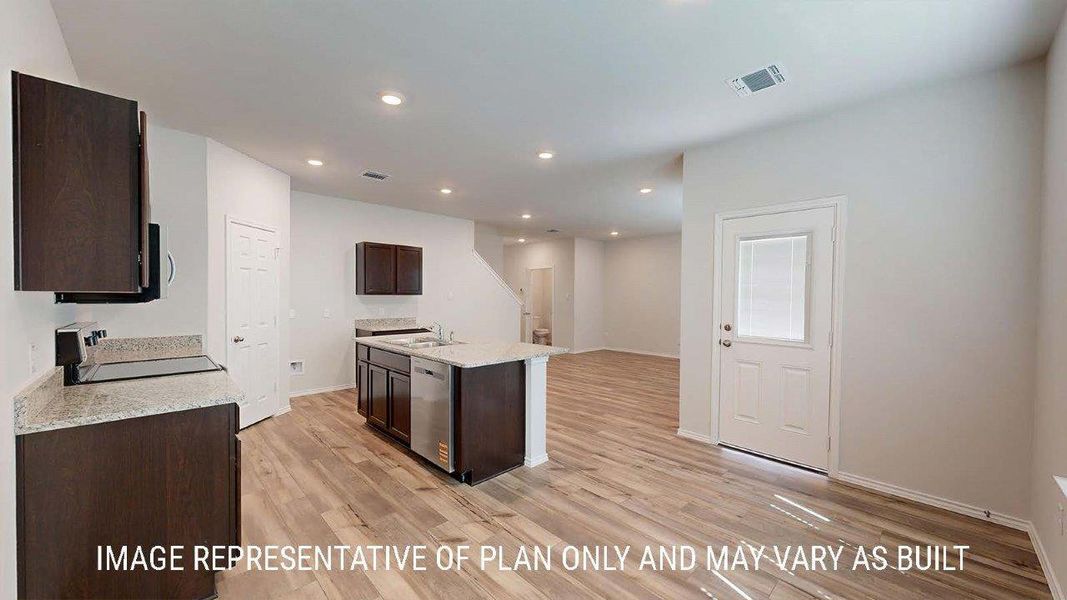 Furnished interior view inside a new home in Turnbo Ranch, Killeen (Image 10).